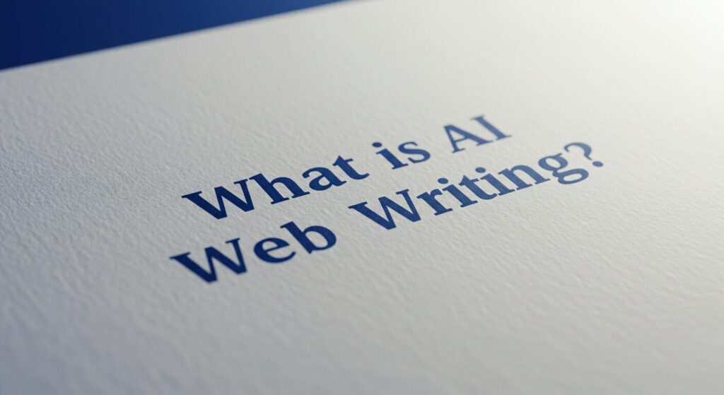 AIを使ったWebライティングとは?