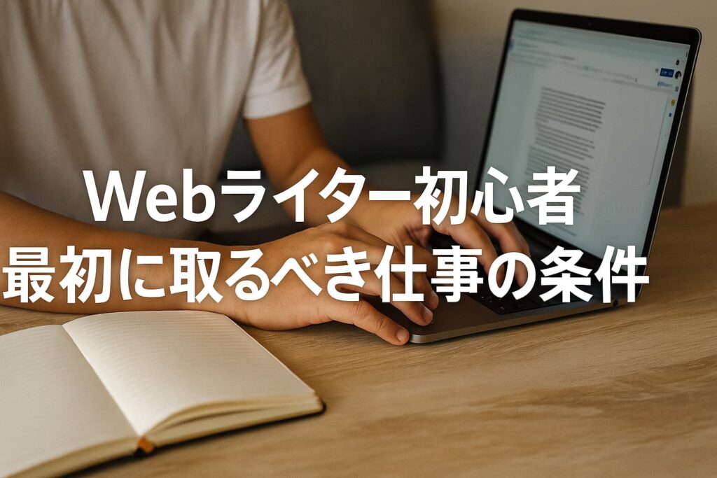 最初に取るべき仕事の条件