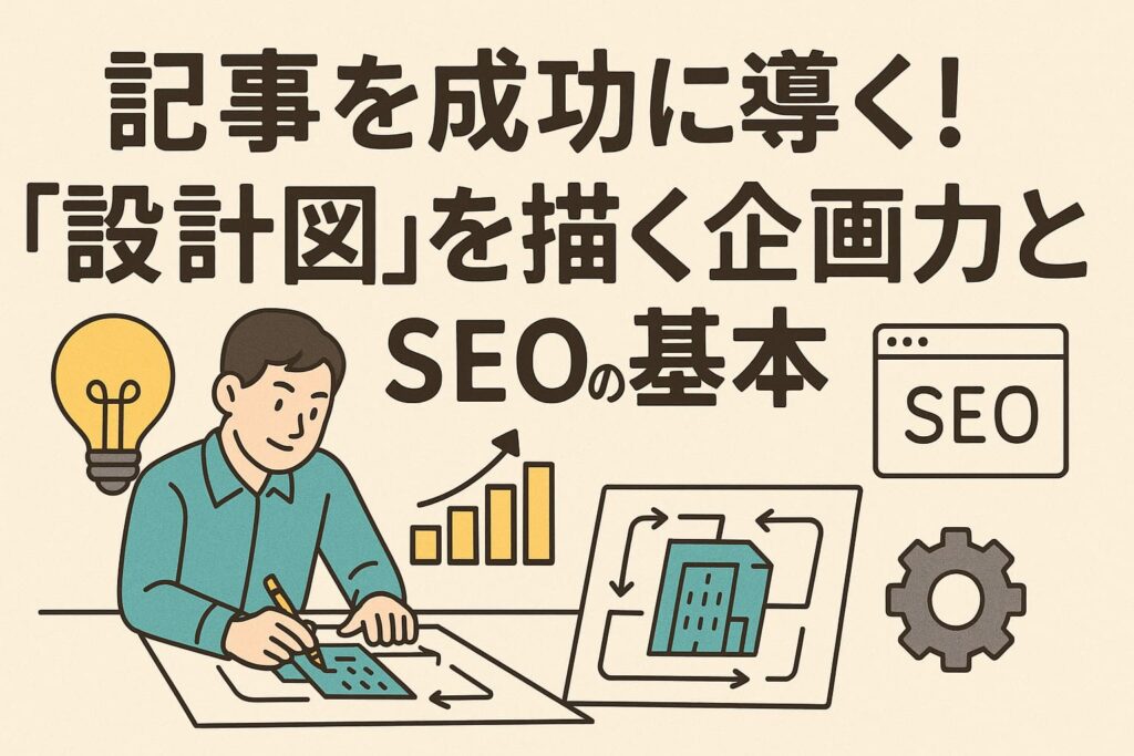記事を成功に導く！「設計図」を描く企画力とSEOの基本