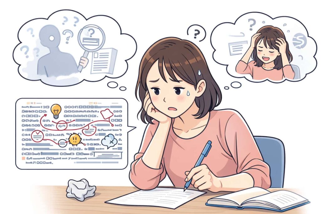 Webライティングの一文が長い原因